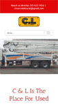 Mobile Screenshot of clconcretepumpingtrucks.com